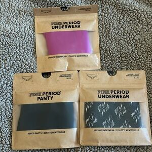 PINK PERIOD PANTIES HIPSTER/STYLE